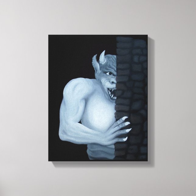 Golem - Gargoyle Canvastryck (Framsida)