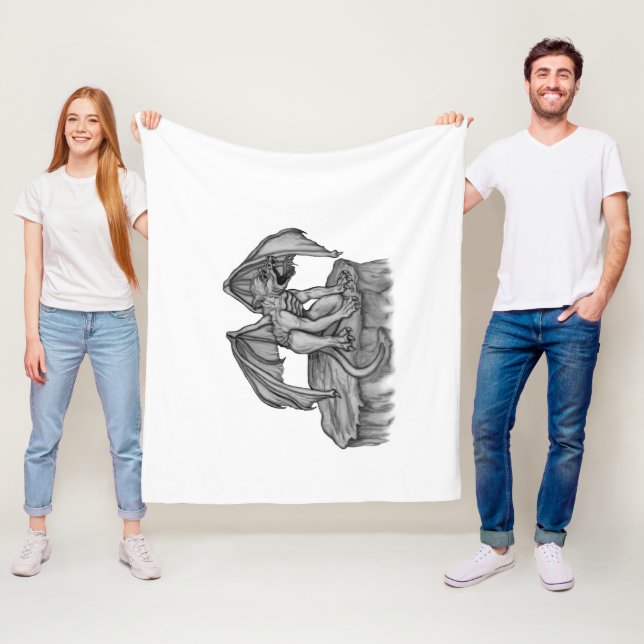 Golem Gargoyle Fleecefilt (På plats)