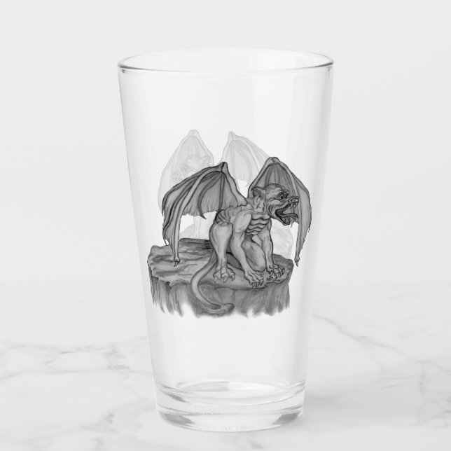 Golem Gargoyle Glaskopp (Framsida)