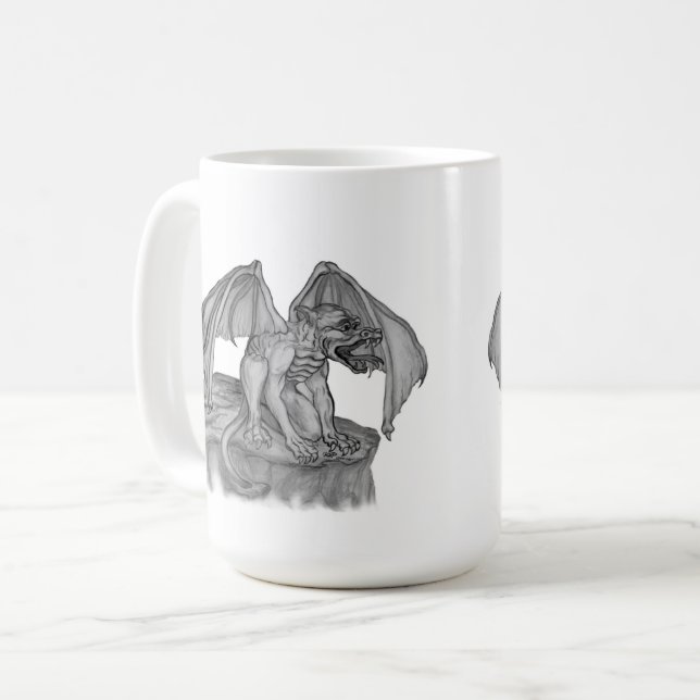 Golem Gargoyle Kaffemugg (Framsida vänster)