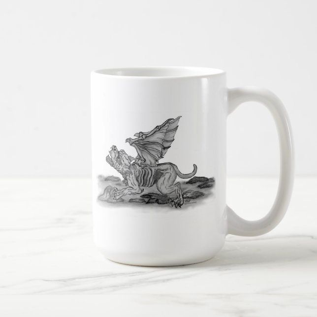 Golem Gargoyle Kaffemugg (Höger)
