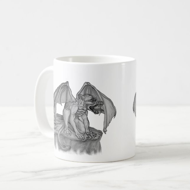 Golem Gargoyle Kaffemugg (Framsida vänster)