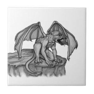 Golem Gargoyle Kakelplatta