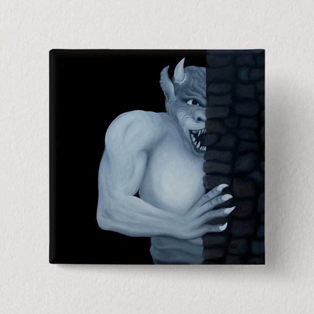 Golem - Gargoyle Knapp (Framsida)