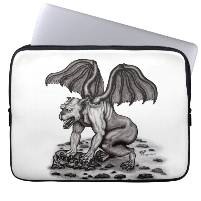 Golem Gargoyle Laptop Fodral (Framsidan)