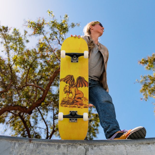 Golem Gargoyle Mini Skateboard Bräda 18,5 Cm (Utomhus 1)