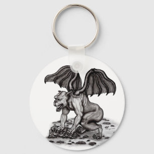 Golem Gargoyle Nyckelring