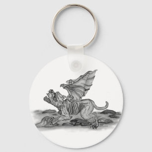 Golem Gargoyle Nyckelring