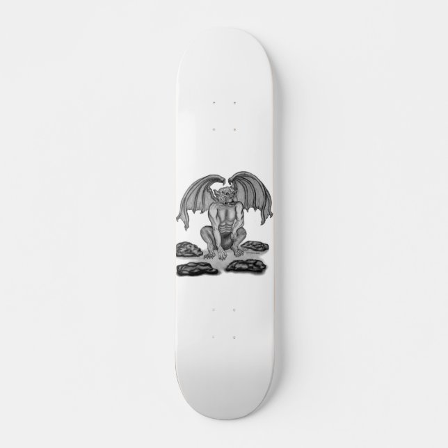 GOLEM - Gargoyle Old School Skateboard Bräda 21,6 Cm (Framsida)