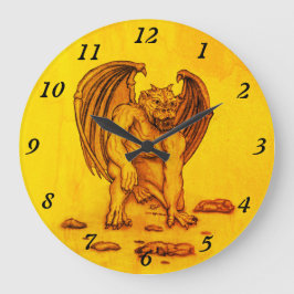 Golem Gargoyle Stor Klocka