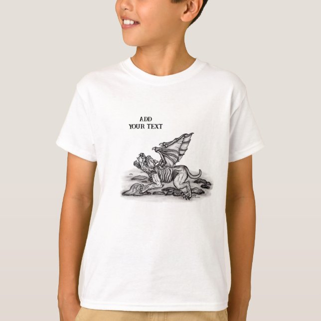 Golem Gargoyle T Shirt (Framsida)