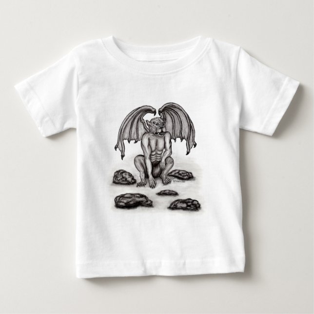 Golem Gargoyle T Shirt (Framsida)