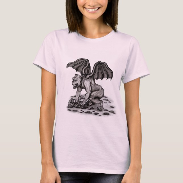 Golem Gargoyle T Shirt (Framsida)