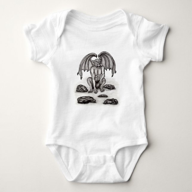 Golem Gargoyle T Shirt (Framsida)