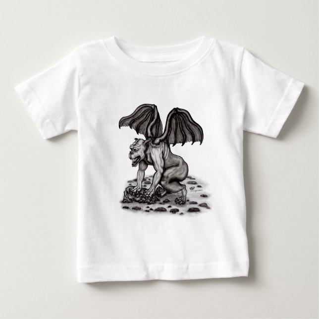 Golem Gargoyle T Shirt (Framsida)