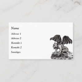 Golem Gargoyle Visitkort
