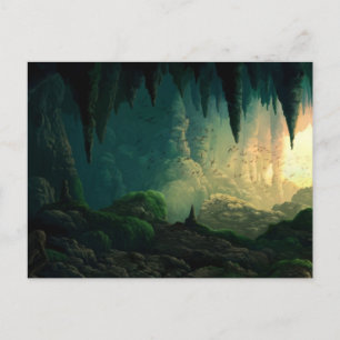 Golem i grotta vykort