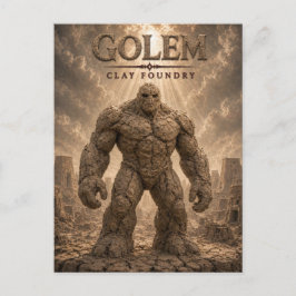 Golem Lerkrossning Dark Cinema Vykort