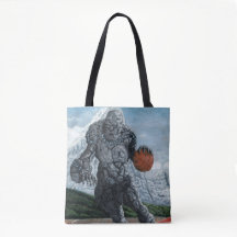 Golem Pay Basketball Sport Fantasy Tote Bag