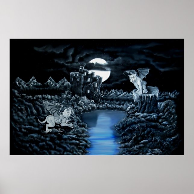 Golem vs Golem District Fight Poster (Framsidan)