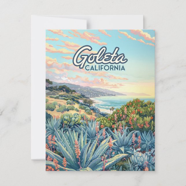 Goleta California Santa Barbara Isla Vista Card (Framsida)