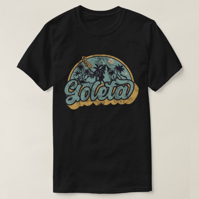Goleta, Kalifornien T Shirt (Design framsida)