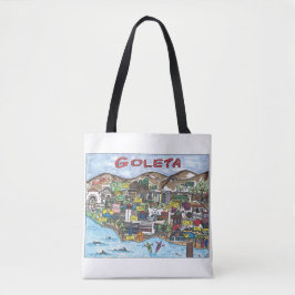 Goleta Karta Tote Bag Tygkasse