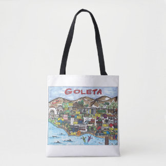 Goleta Karta Tote Bag Tygkasse