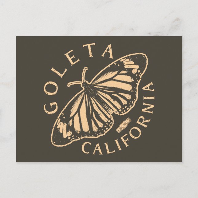 GOLETA SANTA BARBARA CALIFORNIA VINTAGE VYKORT (Framsida)