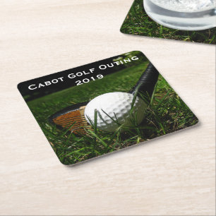 Golf 101 underlägg papper kvadrat