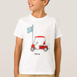 Golf 1:a födelsedag golf party t shirt