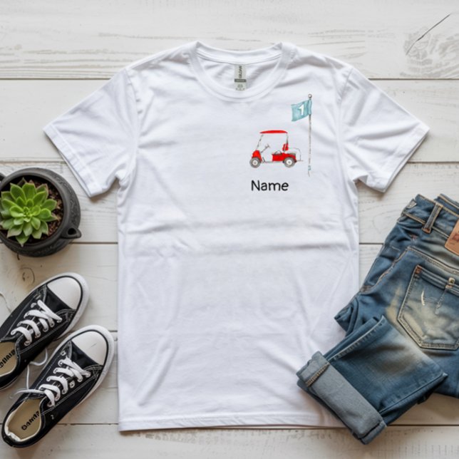 Golf 1:a födelsedag golf party t shirt (Skapare uppladdad)