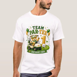 Golf 1:a födelsedagen t shirt