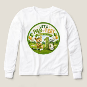 Golf 1:a födelsedagsfest t shirt