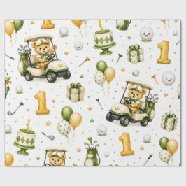 Golf 1-årsdag Låt oss Par-Tee Presentpapper