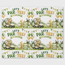 Golf 1-årsdag Låt oss Par-Tee Presentpapper