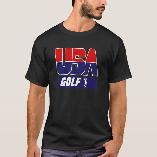 Golf 2021 USA-teamet T Shirt (Framsida)