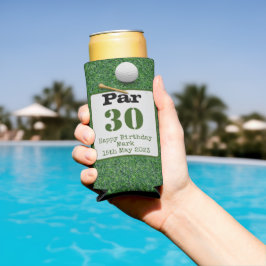 Golf 30års födelsedag med golf boll på grönt gräs