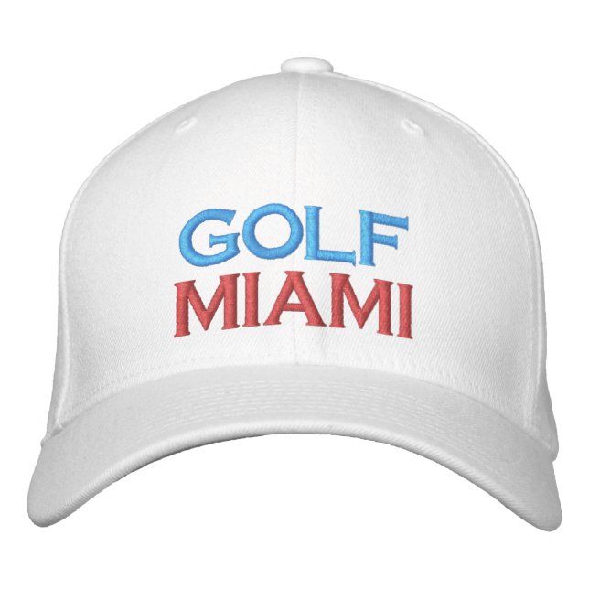 GOLF 33109 HAT MIAMI BEACH CAP BRODERAD KEPS (Framsida)