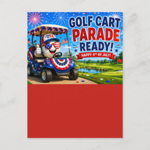Golf 4:e juli självständighetsdagen vykort