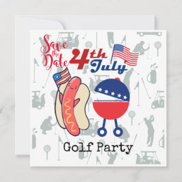 Golf 4 juli Independence day Barbecue Party Spara Datumet