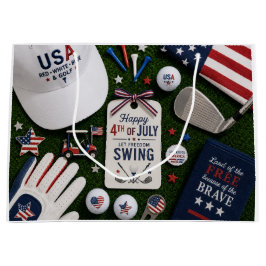 Golf 4 juli självständighetsdag amerikansk tema