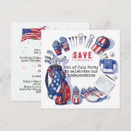 GOLF  4 juli   självständighetsdag golfar firande  Spara Datumet