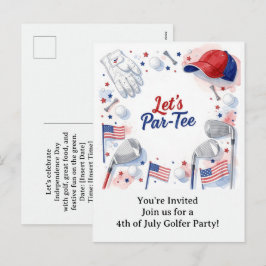 GOLF 4 juli självständighetsdag golftajta fest   Helg Vykort