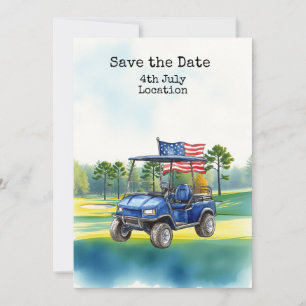 Golf 4 juli självständighetsdag med grillfest inbjudningar