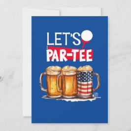 Golf 4 juli självständighetsfest  inbjudningar