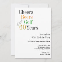 Golf 60:e födelsedagstjuren och Öl minimal