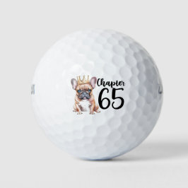 Golf 65e Birthday Celebration med Fransk Bulldog