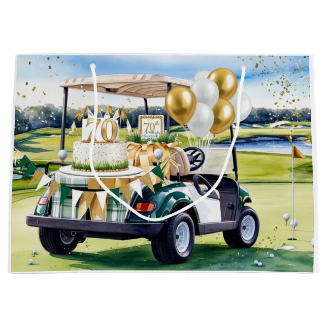 Golf 70-årsdag för golfare  (Framsidan)