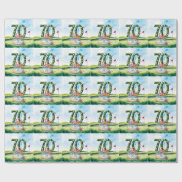 Golf 70-årsdag för golfare presentpapper
